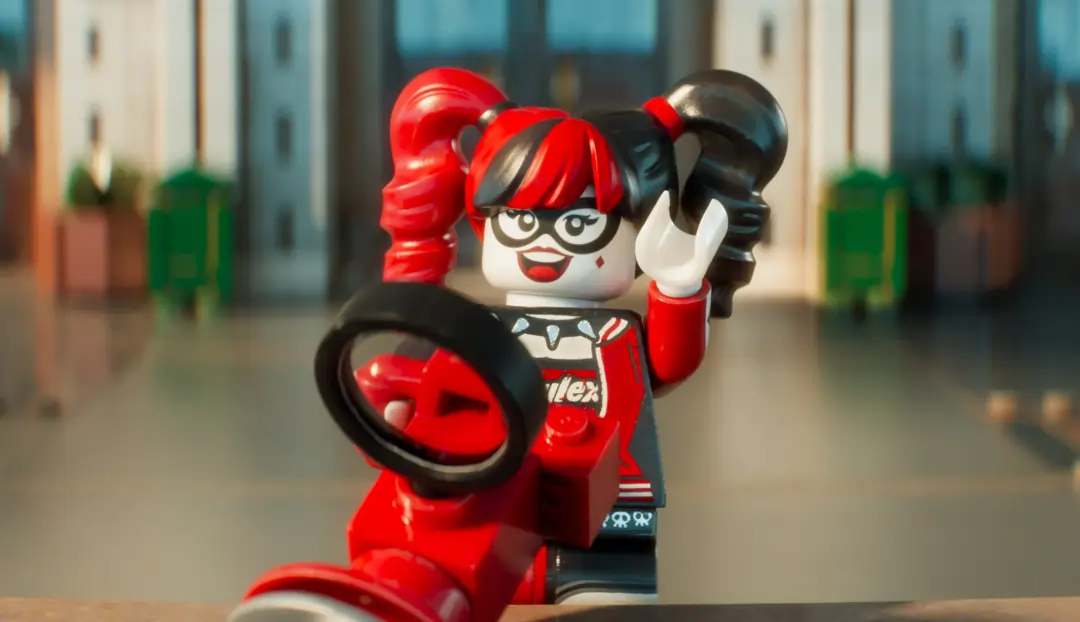 The LEGO Batman Movie (2017) filminden Jenny Slate'in seslendirdiği Harley Quinn karakteri
