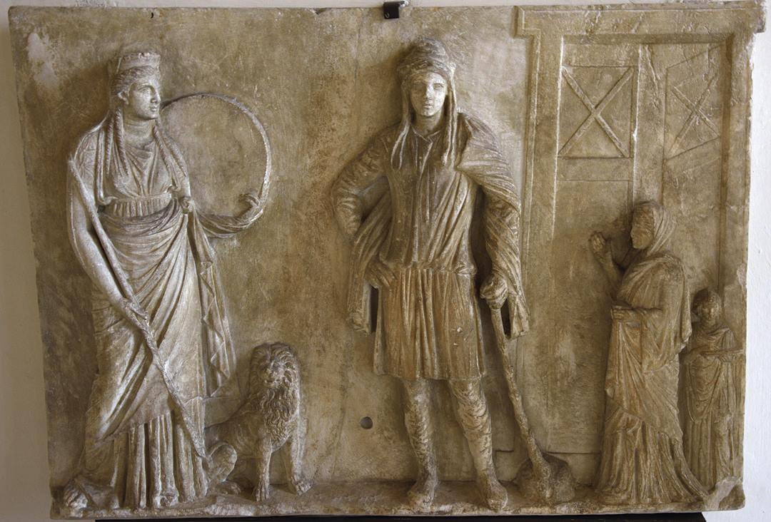 Kibele ve Attis Kabartması (Venedik Ulusal Arkeoloji Müzesi)