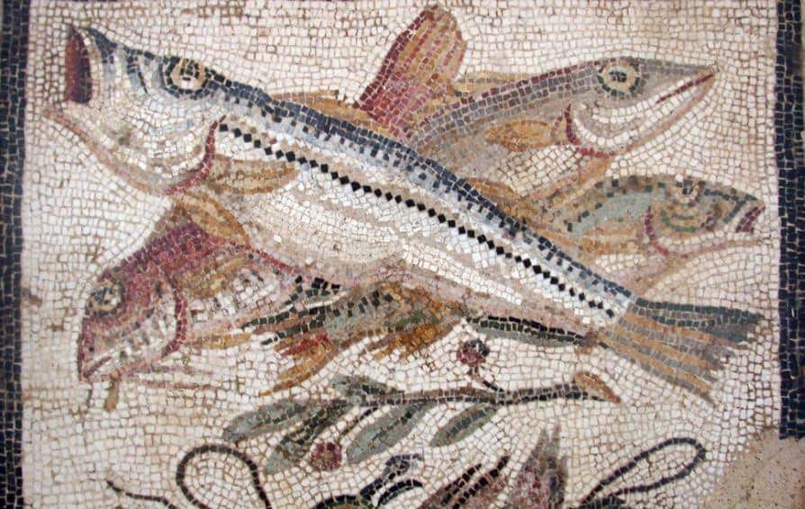 Antik Roma Garum mozaiği