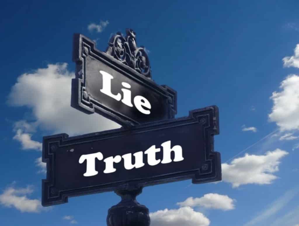 Lie and truth