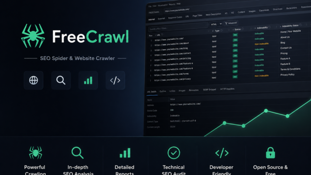 Ücretsiz Screaming Frog Alternatifi: FreeCrawl SEO