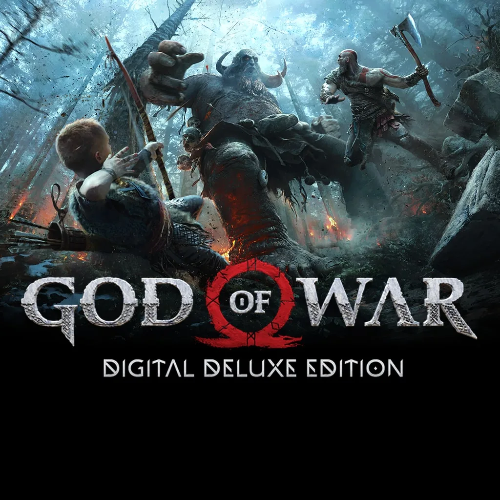 God of War resmi oyun kapak sanat eseri - Kratos ve Atreus, PlayStation Studios