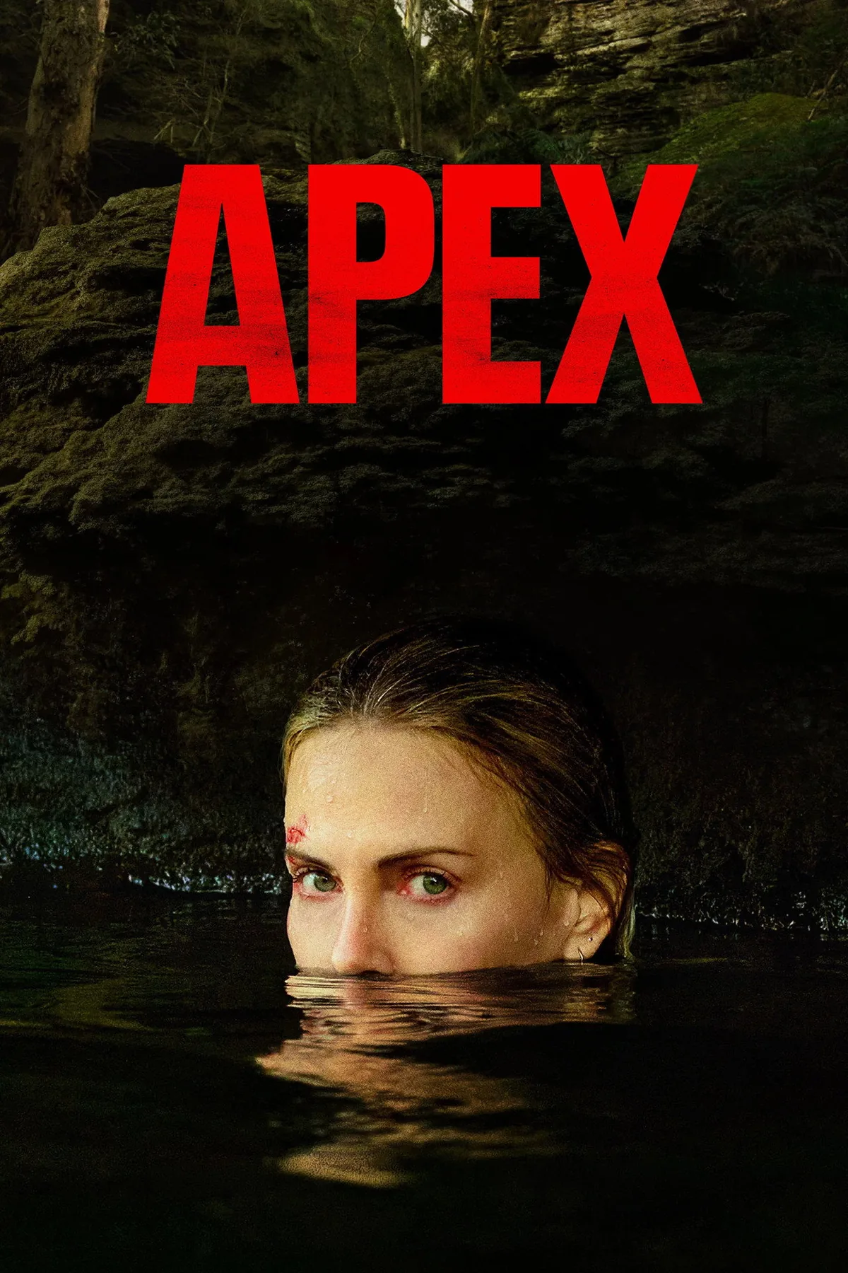 APEX Netflix aksiyon film resmi poster - Charlize Theron Taron Egerton Eric Bana
