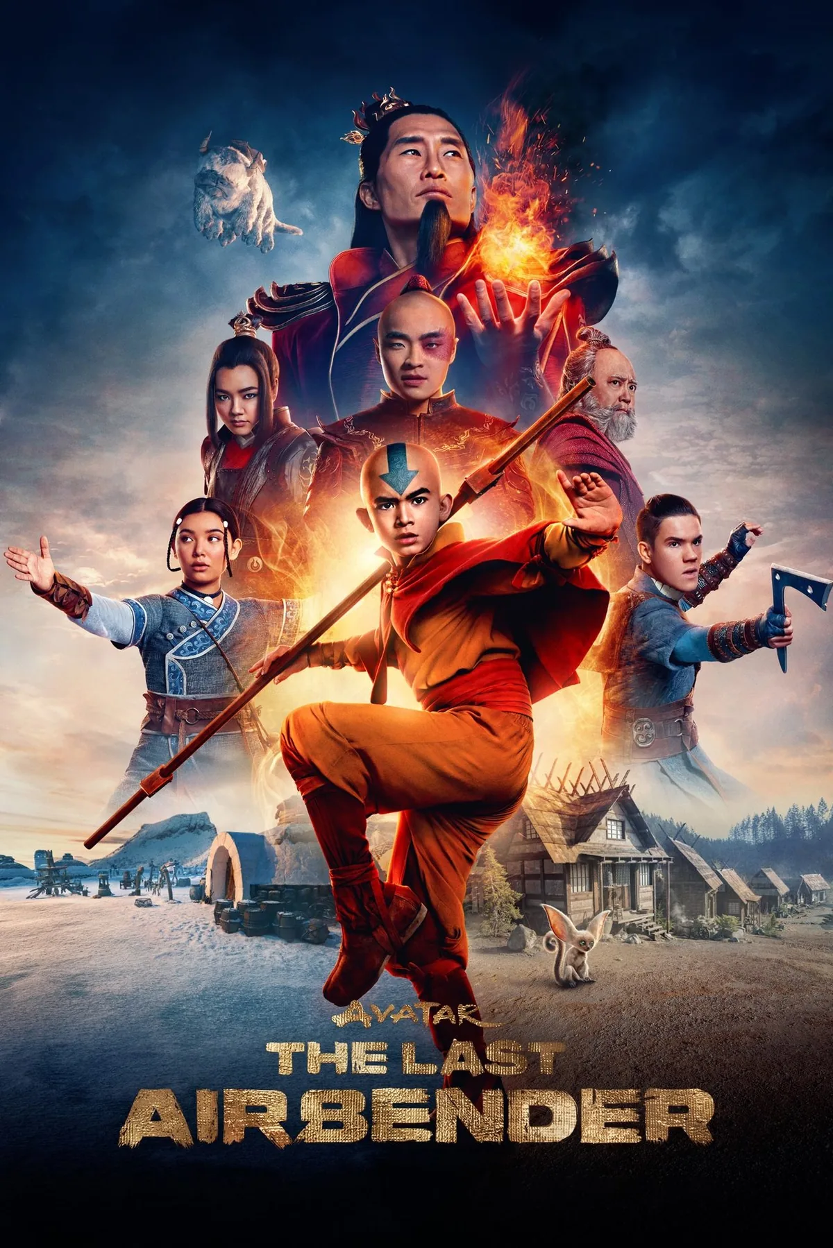 Avatar Son Hava Bukucu 2. Sezon Netflix canli aksiyon resmi poster - Aang ve Toph