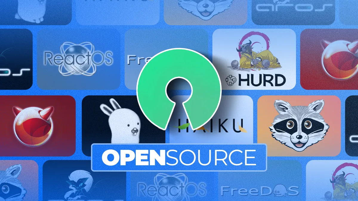 Açık kaynak işletim sistemi logoları — Linux, Android ve özgür yazılım alternatifleri