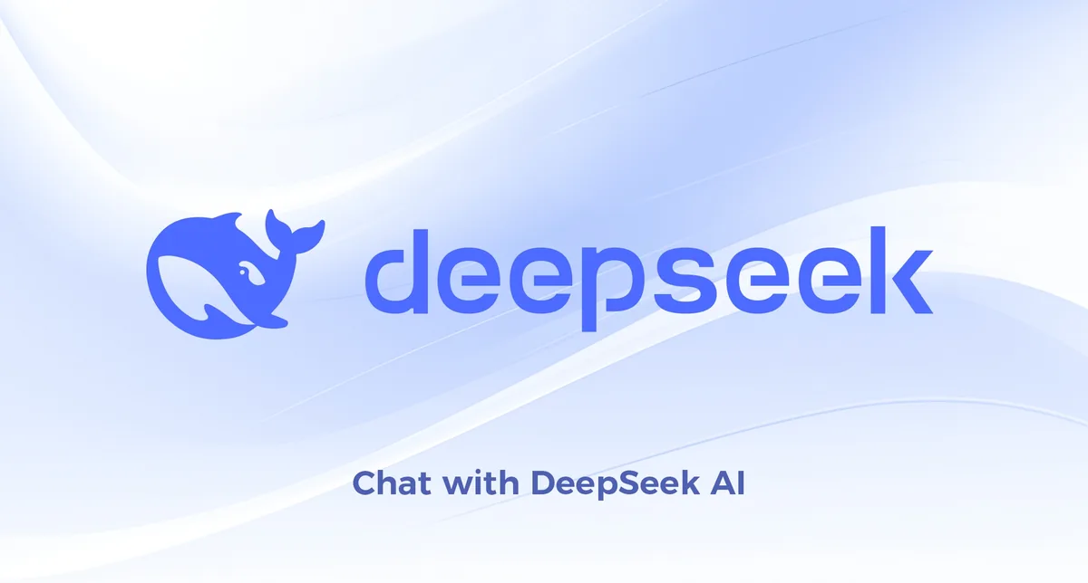 DeepSeek V3 ve R1 yapay zeka modeli resmi marka gorseli - acik agirlikli yerel AI
