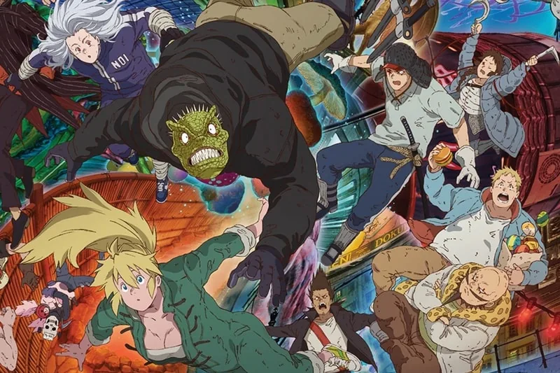 Dorohedoro 2. sezon resmi key art Kaiman ve Nikaido MAPPA 2026