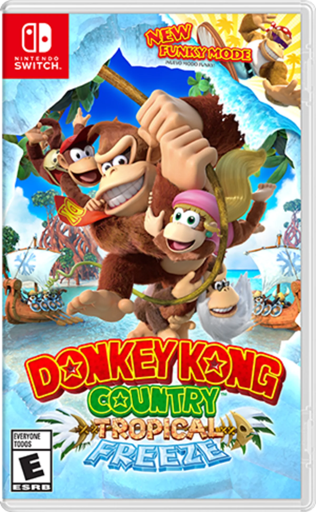 Donkey Kong — Nintendo'nun kravatla tanınan dev gorili, Donkey Kong Country: Tropical Freeze kapak görseli