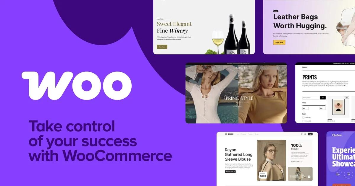 WooCommerce WordPress e-ticaret eklentisi resmi tanıtım görseli