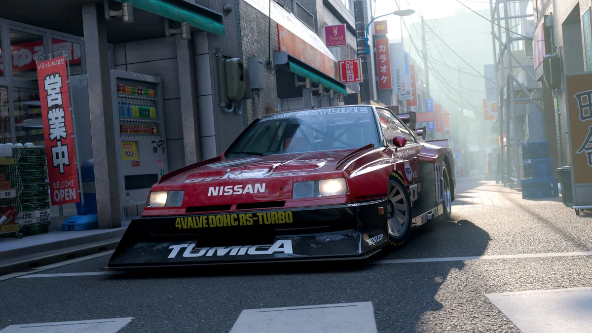 Forza Horizon 6 Tokyo City sokagi: Japon tabelali sehir ortaminda modifiyeli Nissan Skyline