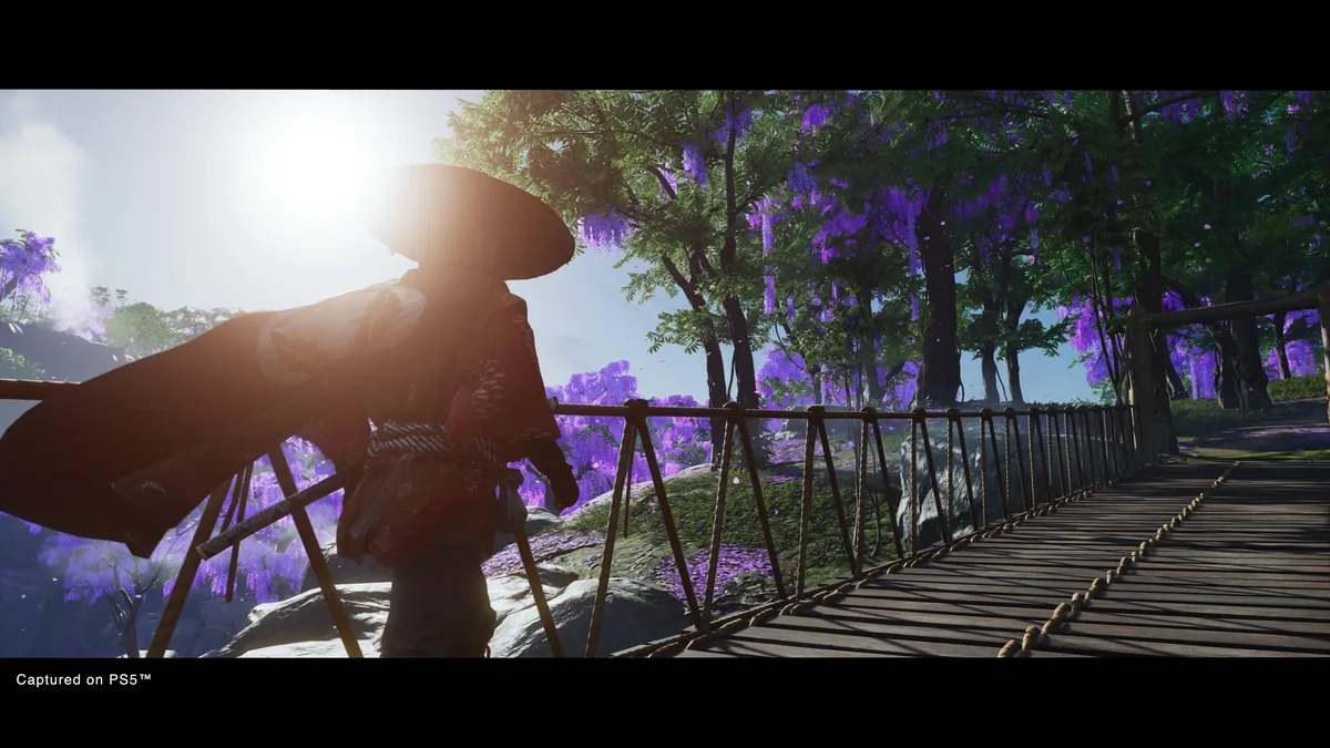 Ghost of Tsushima Directors Cut feodal Japonya manzarasi - samuray oyun sahnesi