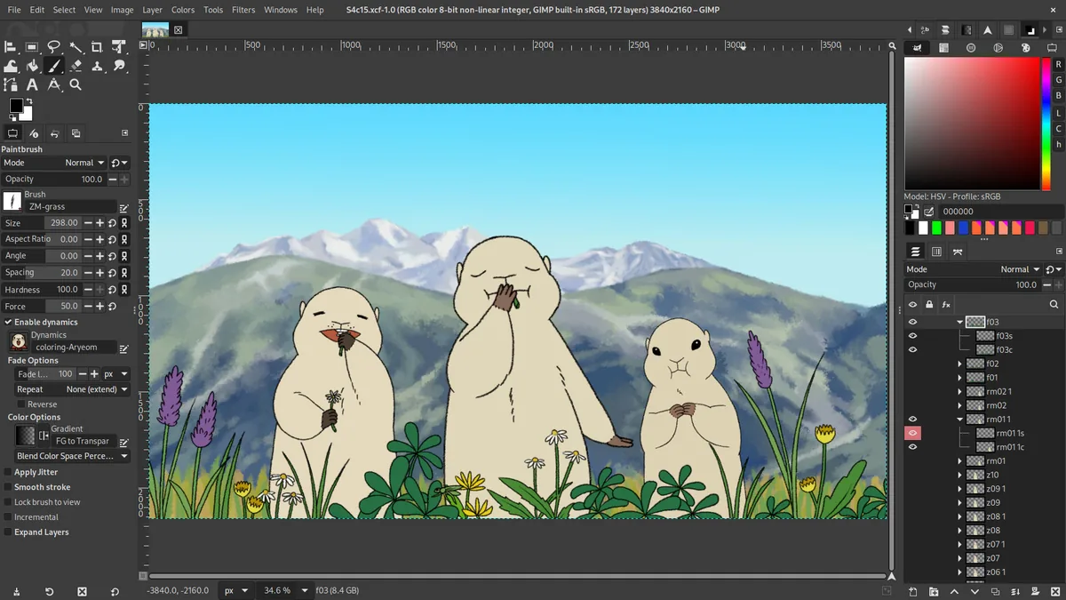 GIMP görsel düzenleme programı ekran görüntüsü — Adobe Photoshop yerine ücretsiz açık kaynak alternatif