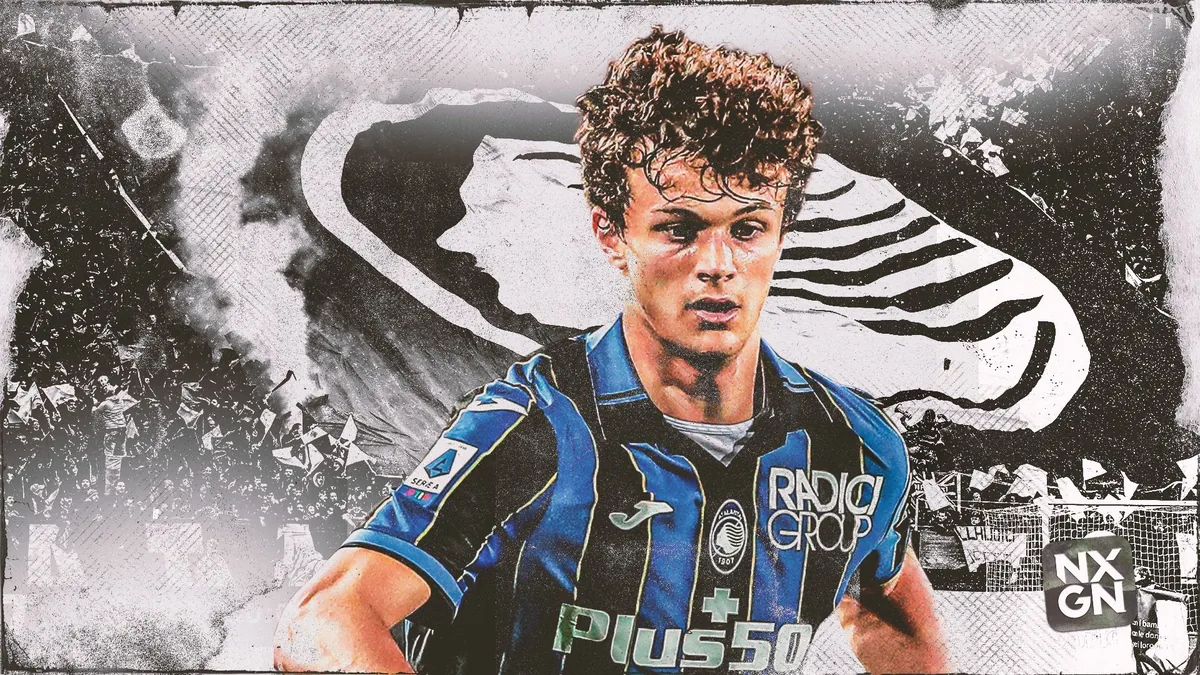 Giorgio Scalvini Atalanta formasıyla defans ve ön libero pozisyonunda maçta