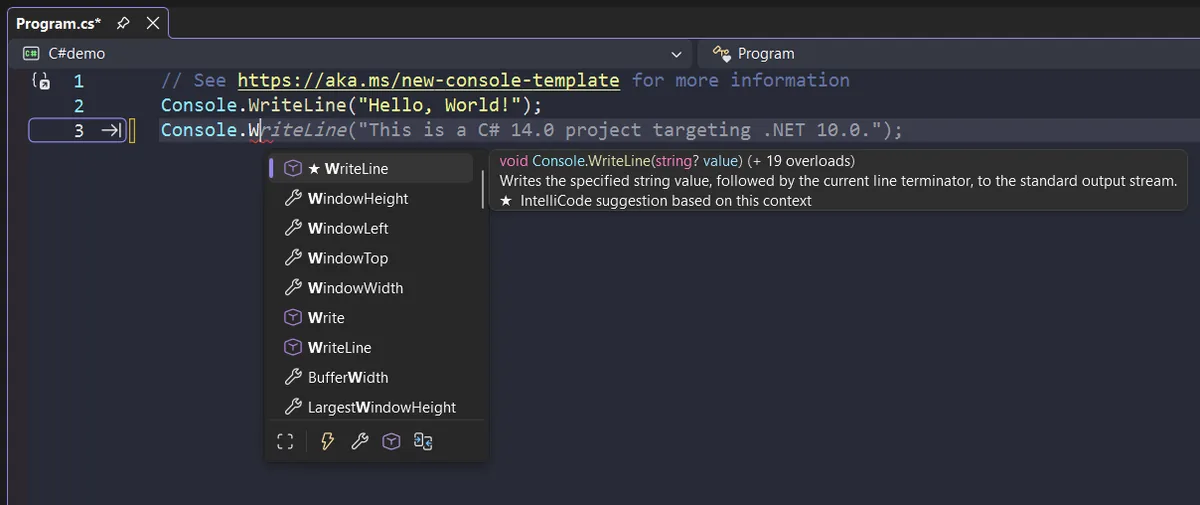 GitHub Copilot Visual Studio Code IDE icerisinde yapay zeka kod onerisi sunuyor
