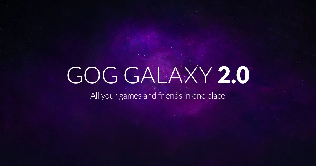 GOG Galaxy 2.0 istemci uygulaması - tüm oyun platformlarını tek arayüzde birleştiren GOG Galaxy arayüzü
