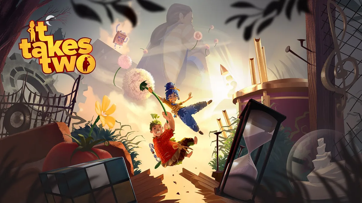 It Takes Two Xbox bolunmus ekran yerel co-op oyunu resmi key art