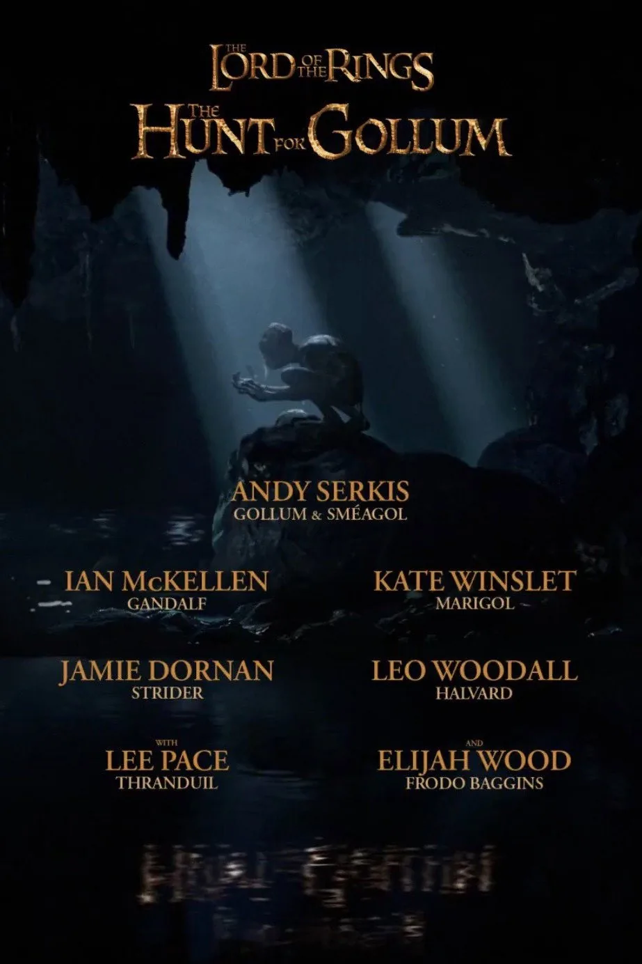 The Lord of the Rings The Hunt for Gollum 2027 filmi resmi afisi