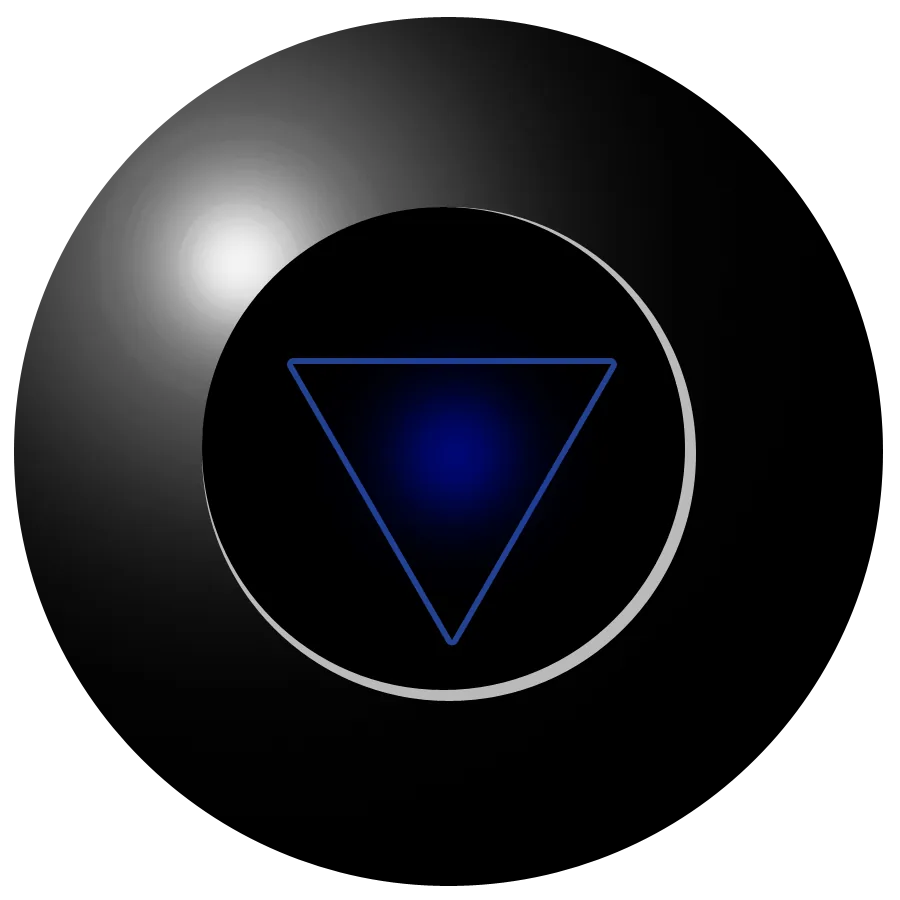 Magic 8 Ball nedir — siyah üzerine beyaz 8 rakamıyla klasik kehanet oyuncağı topu