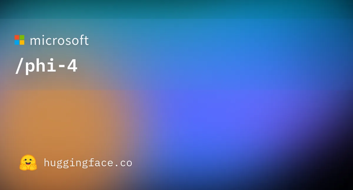 Microsoft Phi-4 yapay zeka modeli resmi marka gorseli - kucuk ama yetenekli yerel AI