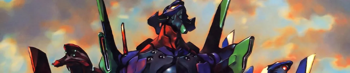 Neon Genesis Evangelion anime banner — Gainax yapımı Eva pilotları ve psikolojik derinlikli ikonik seri