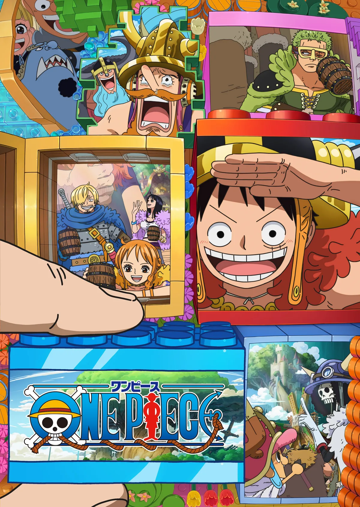 One Piece Elbaph arki resmi key art Luffy ve Hasirşapkalar 2026