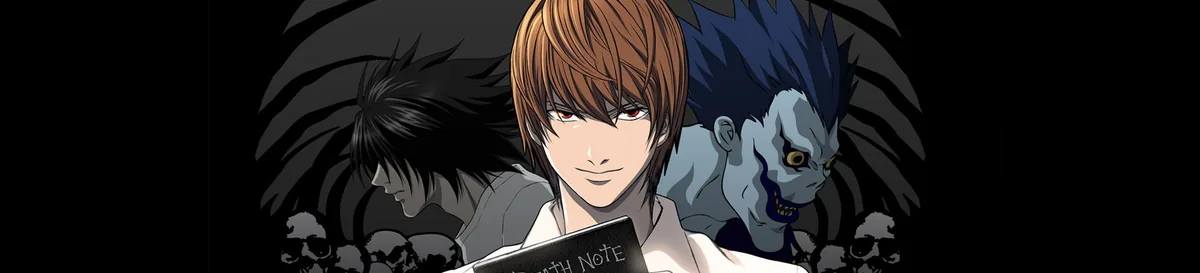 Psikolojik gerilim anime önerileri kapak görseli — Death Note temalı karanlık anime atmosferi