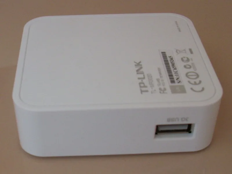 TP-Link TL-MR3020 router USB konektörü — harici depolama için USB portu