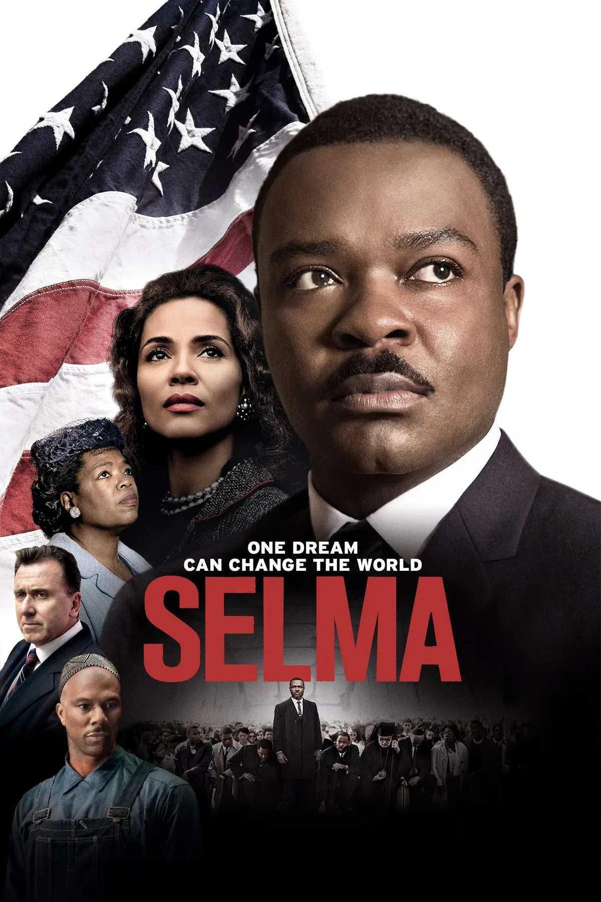 Selma 2014 film afisi - Ava DuVernay yonetiminde Martin Luther Kingin sivil haklar yuruyusunu anlatan Oscar adayi tarihi film