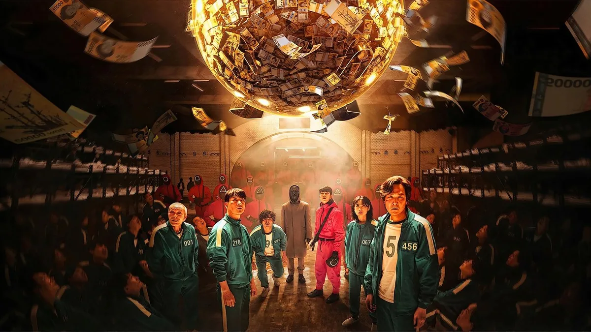 Squid Game (Kalamar Oyunu) resmi tanitim gorseli - Netflix K-drama