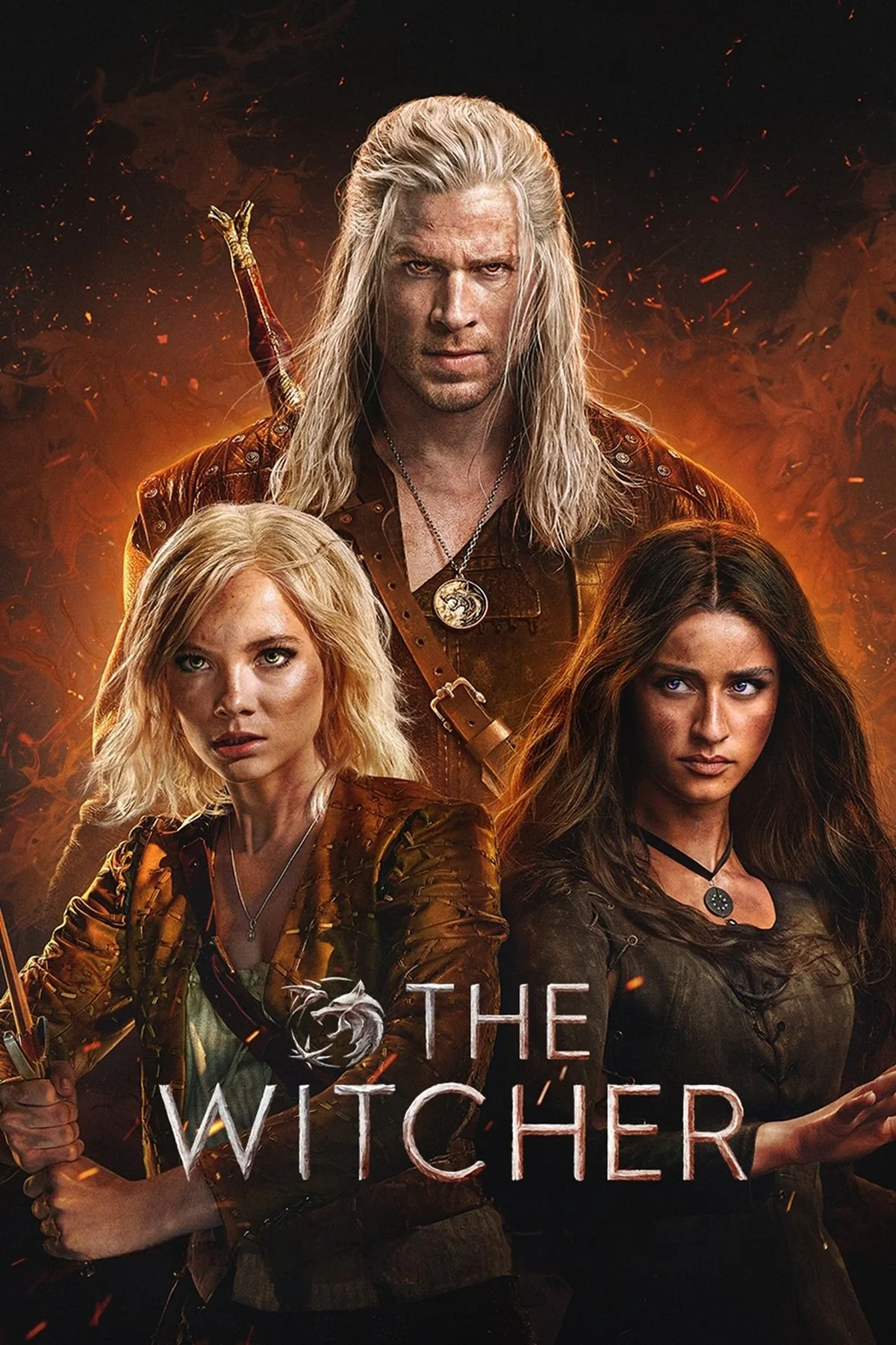 The Witcher 5. Sezon final Netflix resmi poster - Liam Hemsworth Geralt rolunde