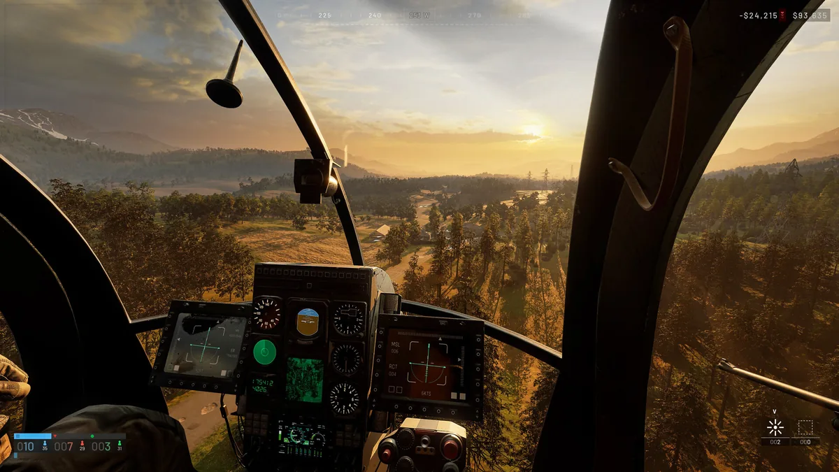 WARDOGS arac ve yikim sahnesi - tank veya helikopter savas alaninda aksiyon, War Dynamics Framework cevresel yikim sistemi