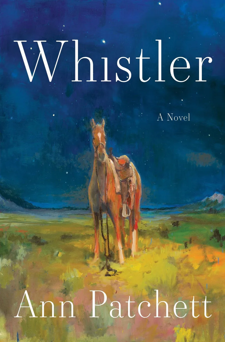 Ann Patchett Whistler romanının resmi kitap kapağı (2026, HarperCollins)