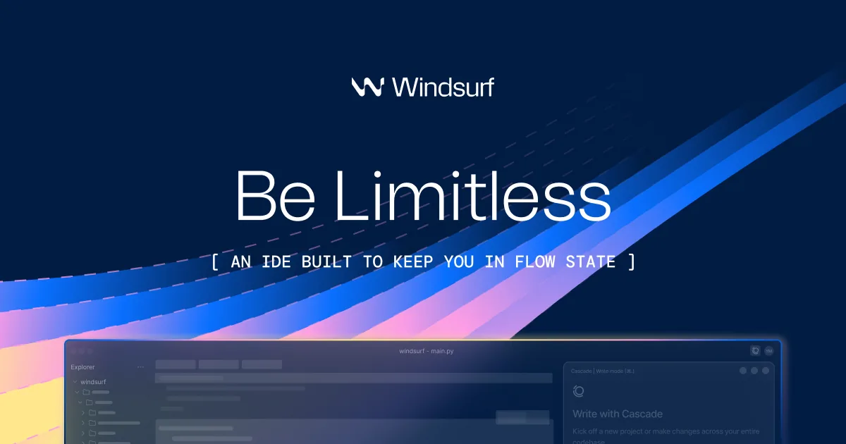 Windsurf AI kod editoru Cascade ajani ile guclenmis yazilim gelistirme ortami