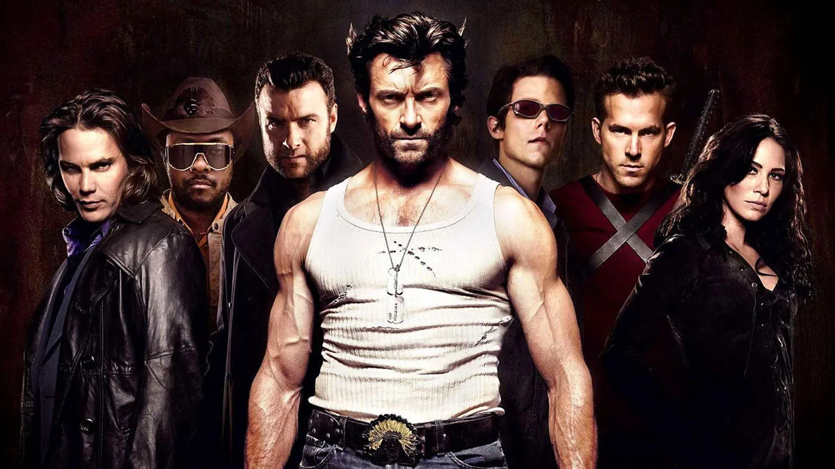 X-Men Origins Wolverine 2009 filmi Hugh Jackman ve kadro resmi promo gorseli