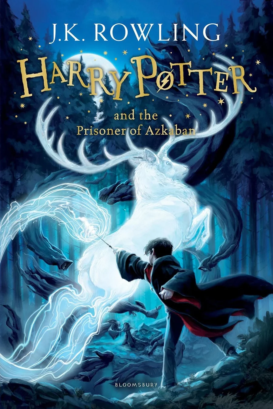 Harry Potter ve Azkaban Tutsağı kitabının resmi Bloomsbury kapak görseli