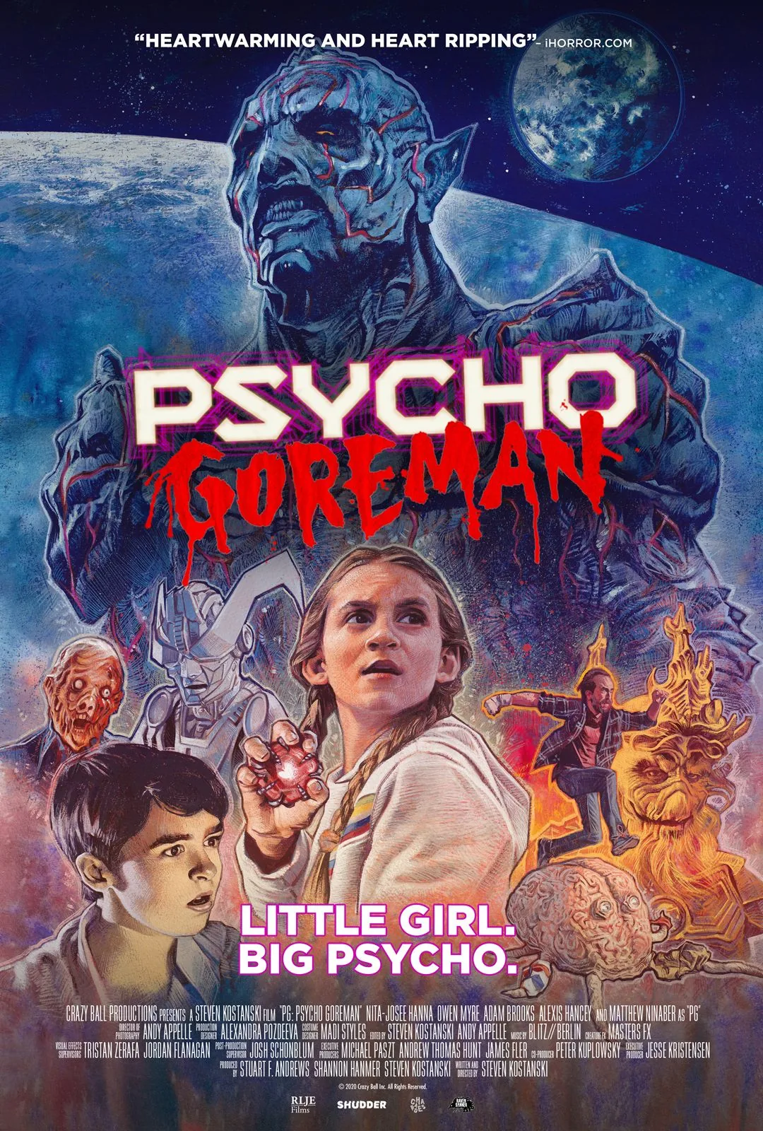 Steven Kostanski'nin Psycho Goreman (2020) filminin resmi afişi