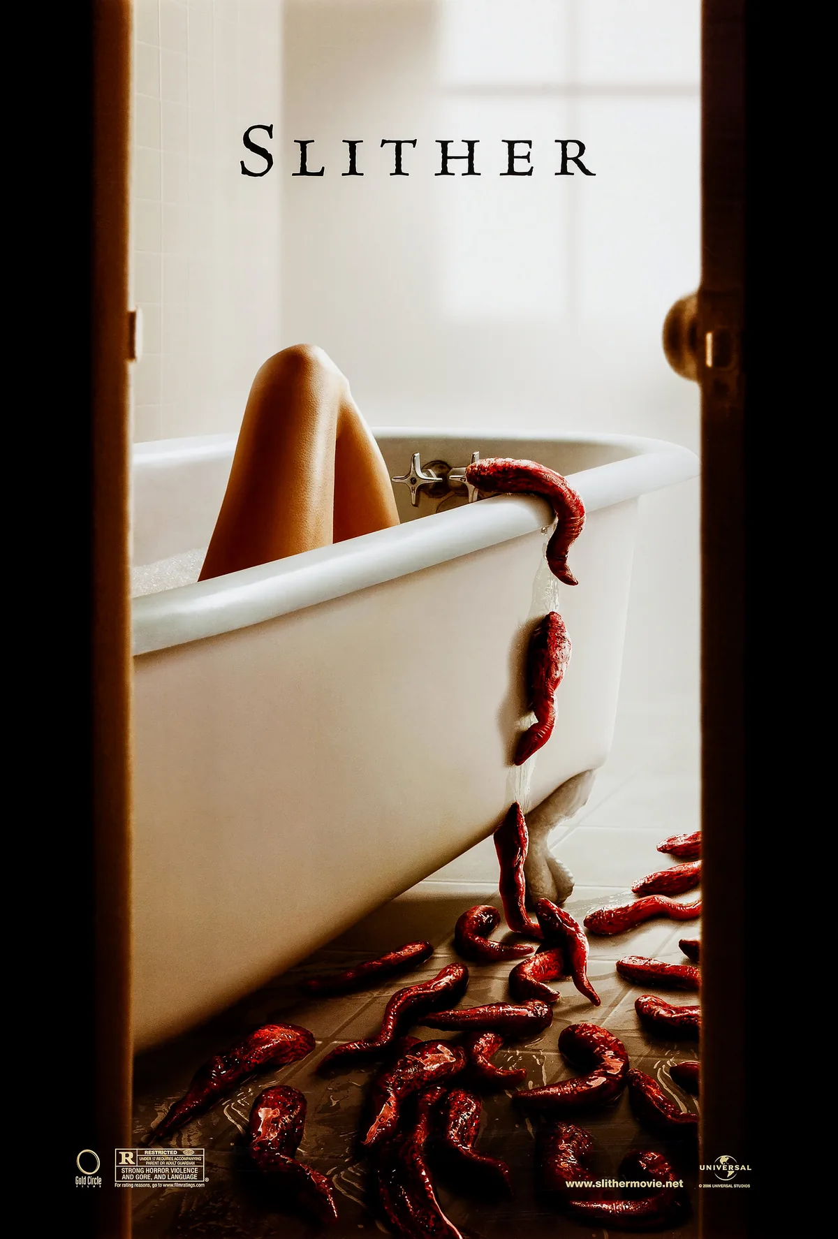 James Gunn'ın ilk filmi Slither (2006)'nın resmi afişi
