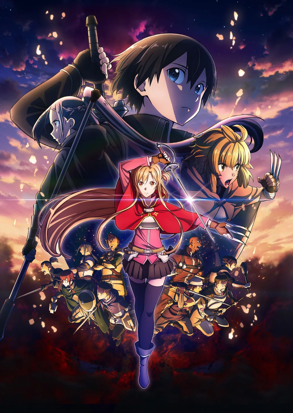 Sword Art Online Progressive resmi key art görselinde Kirito ve Asuna - hayal kırıklığı yaratan anime uyarlamaları arasında incelenen seri