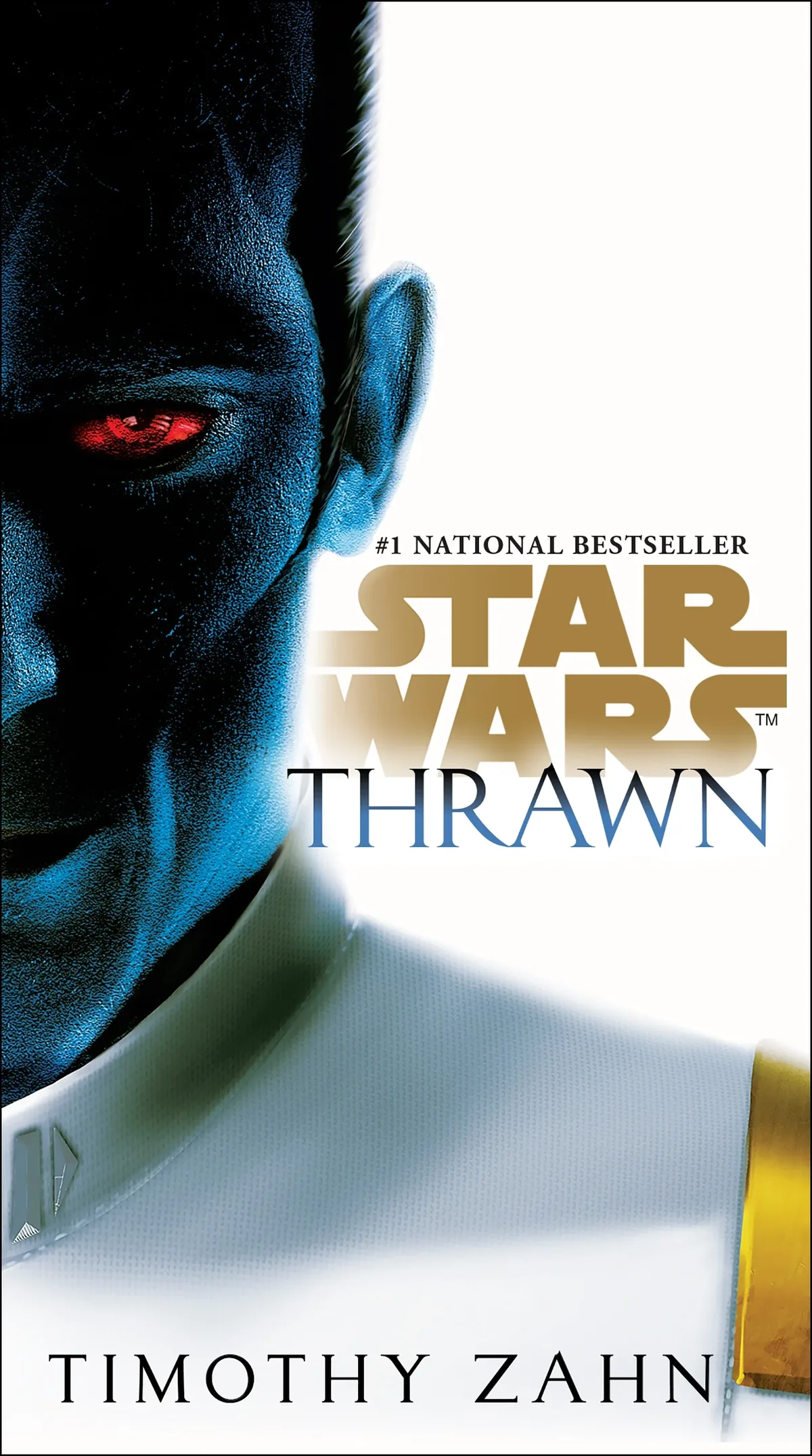 Timothy Zahn'ın Star Wars: Thrawn (2017) romanının resmi kitap kapağı