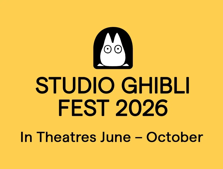 Totoro siluetiyle Studio Ghibli Fest resmi logosu: stüdyonun simge maskotu haline gelen karakterin yalın portresi